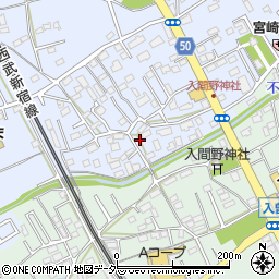 埼玉県狭山市北入曽1336-1周辺の地図