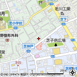 炭火焼肉大門 川口芝店周辺の地図