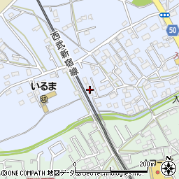 埼玉県狭山市北入曽1305周辺の地図