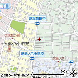 埼玉県川口市芝3756-6周辺の地図