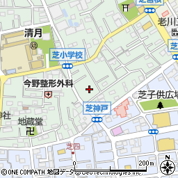 埼玉県川口市芝3916周辺の地図