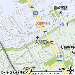 埼玉県狭山市北入曽1365周辺の地図