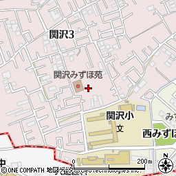 埼玉県富士見市関沢3丁目23周辺の地図