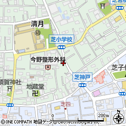 埼玉県川口市芝3910周辺の地図