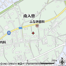 埼玉県狭山市南入曽310周辺の地図