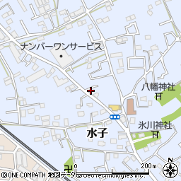 埼玉県富士見市水子4977周辺の地図