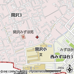 埼玉県富士見市関沢3丁目23-7周辺の地図