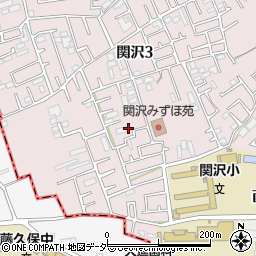 埼玉県富士見市関沢3丁目23-37周辺の地図