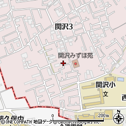 埼玉県富士見市関沢3丁目23-38周辺の地図