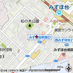 武蔵野銀行みずほ台支店周辺の地図