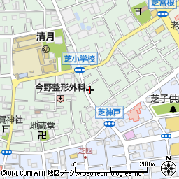 埼玉県川口市芝3918周辺の地図