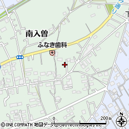 埼玉県狭山市南入曽302周辺の地図