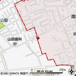 埼玉県富士見市関沢3丁目42-2周辺の地図