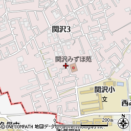 埼玉県富士見市関沢3丁目23-40周辺の地図