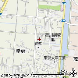 埼玉県三郷市幸房394周辺の地図