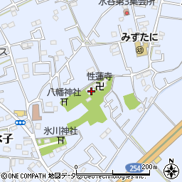 性蓮寺周辺の地図