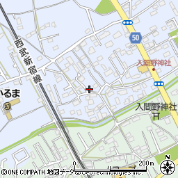 埼玉県狭山市北入曽1325-8周辺の地図