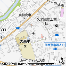 有限会社森田工務店周辺の地図