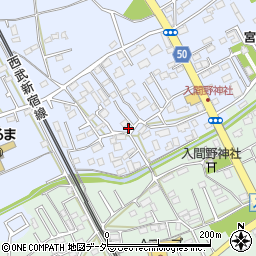 埼玉県狭山市北入曽1338-1周辺の地図