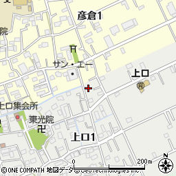 埼玉県三郷市上口1丁目188周辺の地図