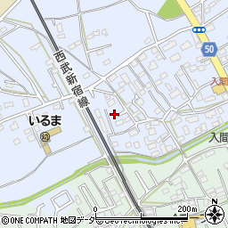 埼玉県狭山市北入曽1319-5周辺の地図