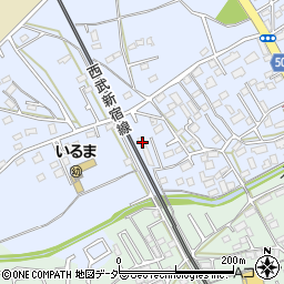 埼玉県狭山市北入曽1306-1周辺の地図