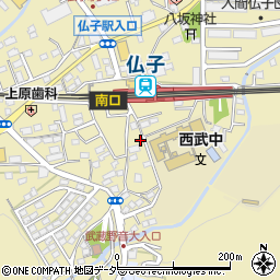 埼玉県入間市仏子866周辺の地図