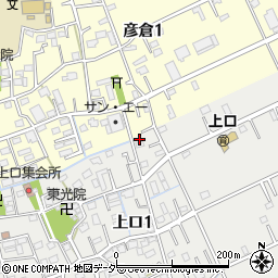 埼玉県三郷市上口1丁目189周辺の地図
