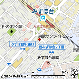 ＴＥＲＩＯＳ　ＴＩＭＥ１６８西みずほ台駐車場周辺の地図