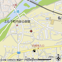 埼玉県入間市仏子205周辺の地図