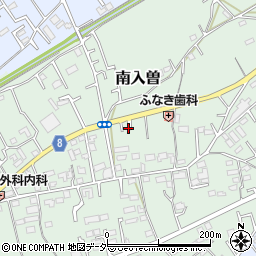 埼玉県狭山市南入曽317周辺の地図