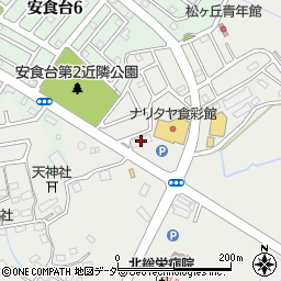千葉銀行安食支店 ＡＴＭ周辺の地図