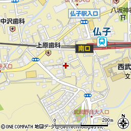 埼玉県入間市仏子852周辺の地図