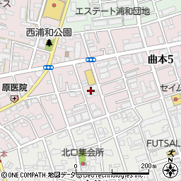 埼玉県さいたま市南区曲本4丁目14周辺の地図