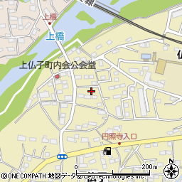 埼玉県入間市仏子208周辺の地図