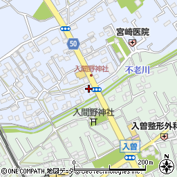 埼玉県狭山市北入曽1366周辺の地図