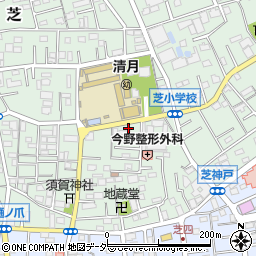 埼玉県川口市芝3891周辺の地図