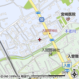 埼玉県狭山市北入曽1352-1周辺の地図