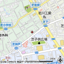 埼玉県川口市芝2114周辺の地図