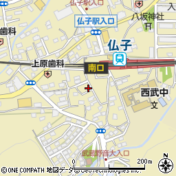 埼玉県入間市仏子854周辺の地図