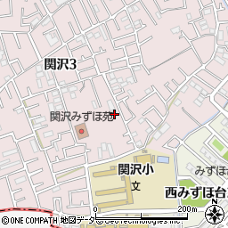 埼玉県富士見市関沢3丁目23-3周辺の地図