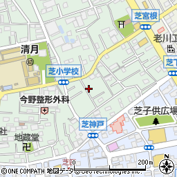 埼玉県川口市芝3926-2周辺の地図