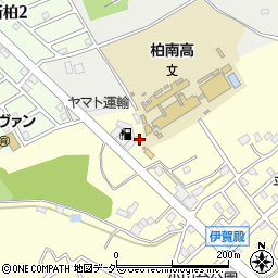 千葉県柏市増尾1706周辺の地図