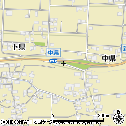 中県周辺の地図