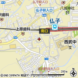 埼玉県入間市仏子853周辺の地図