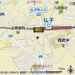 埼玉県入間市仏子870周辺の地図