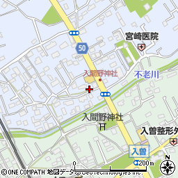 埼玉県狭山市北入曽1364-1周辺の地図