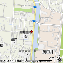埼玉県三郷市幸房345周辺の地図