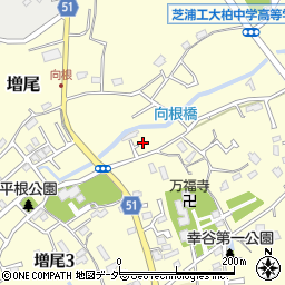 千葉県柏市増尾1313-8周辺の地図