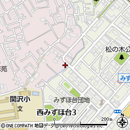 埼玉県富士見市関沢3丁目12-12周辺の地図